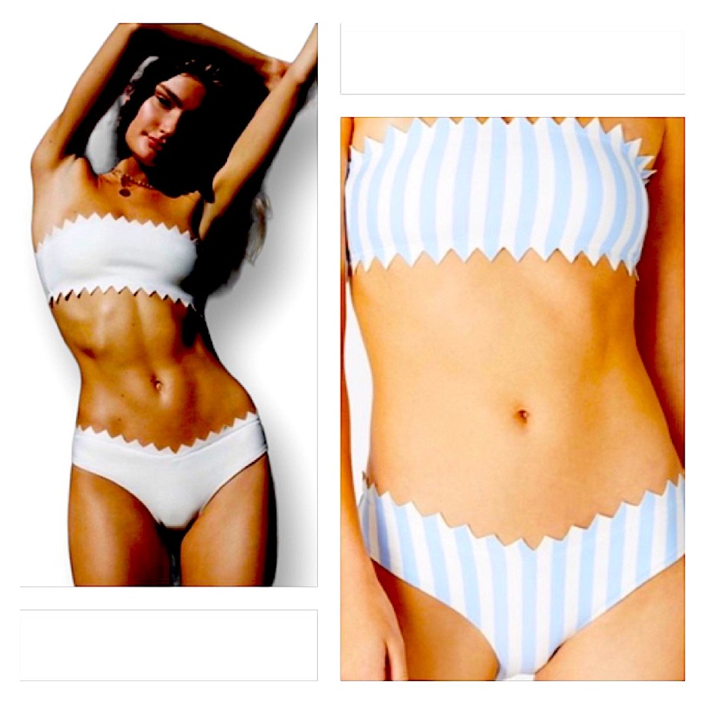 Onia Wilma Astrid Macro Strips Top & Bottom Set Size M - Picture 3 of 12